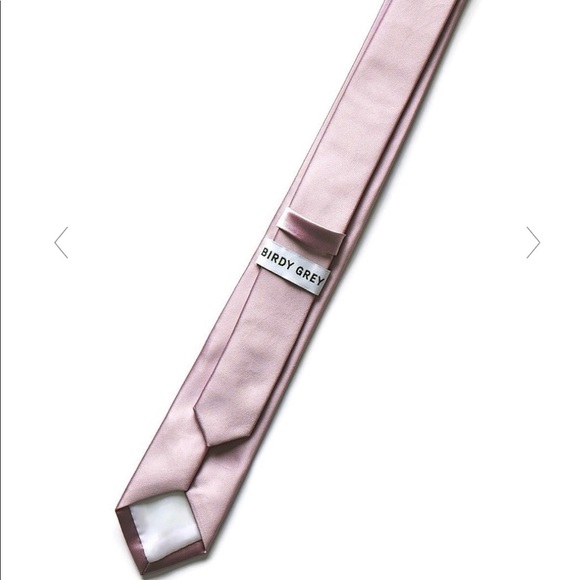 SIMON NECKTIE - DARK MAUVE SATEEN - Picture 4 of 4